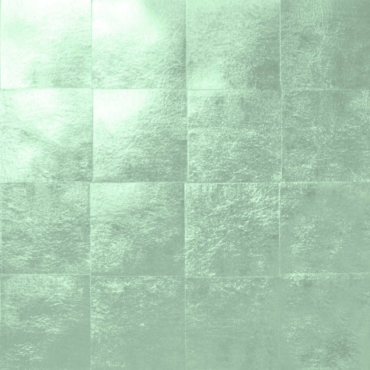 SM12 Mint Frost — Metallic Leaf Solid Color Wallpaper, Color Swatch