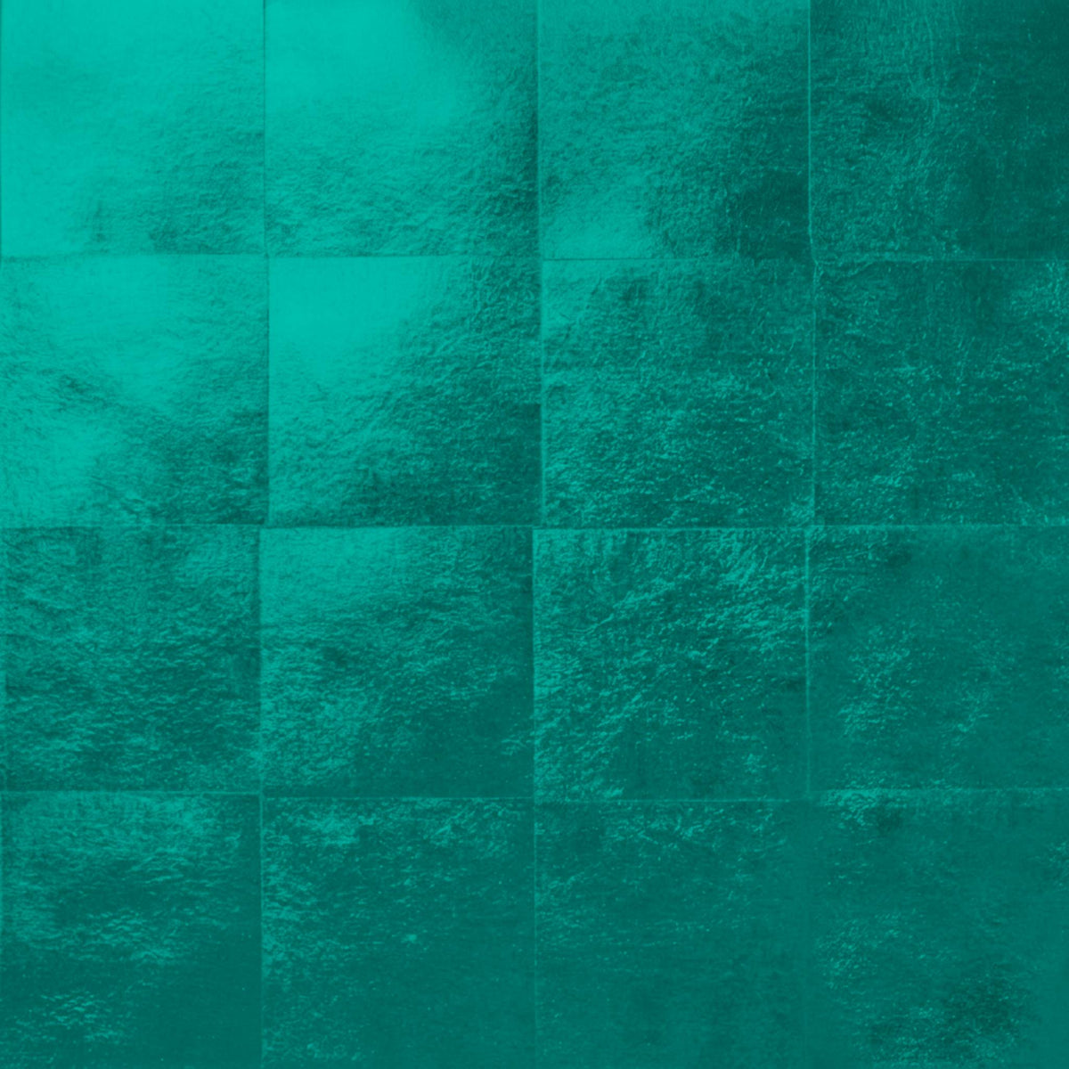 SM17 Peacock Azure — Metallic Leaf Solid Color Wallpaper, Color Swatch