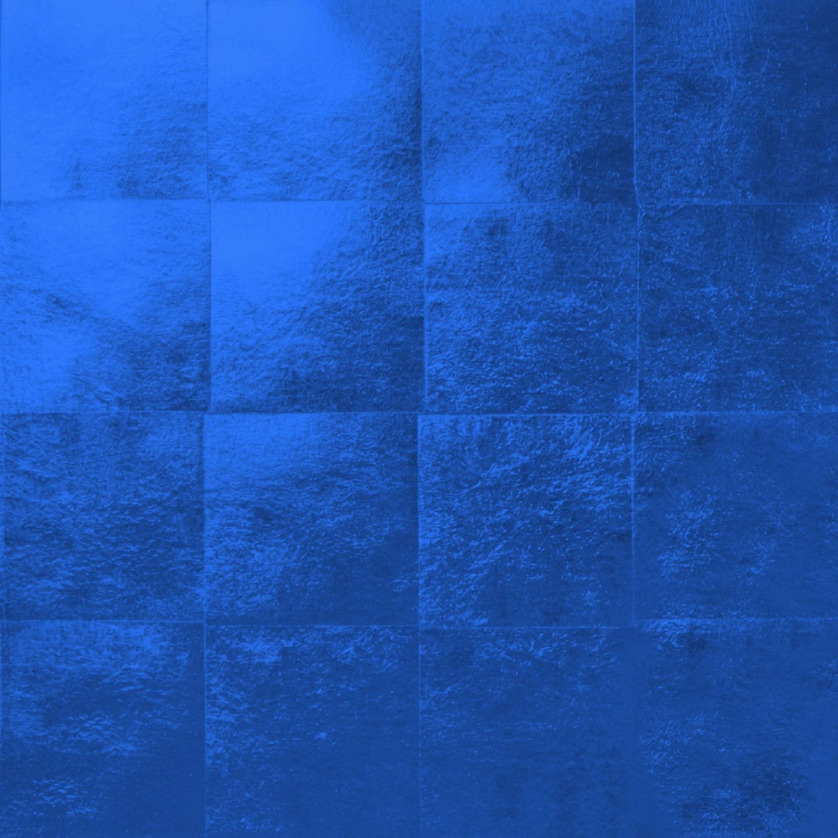 SM20 Cobalt — Metallic Leaf Solid Color Wallpaper, Color Swatch