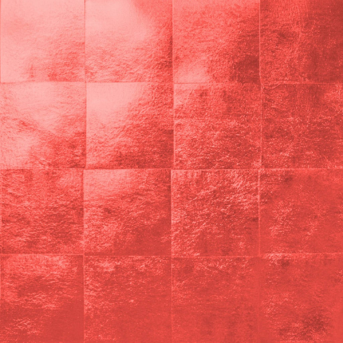 SM22 Hot Coral — Metallic Leaf Solid Color Wallpaper, Color Swatch