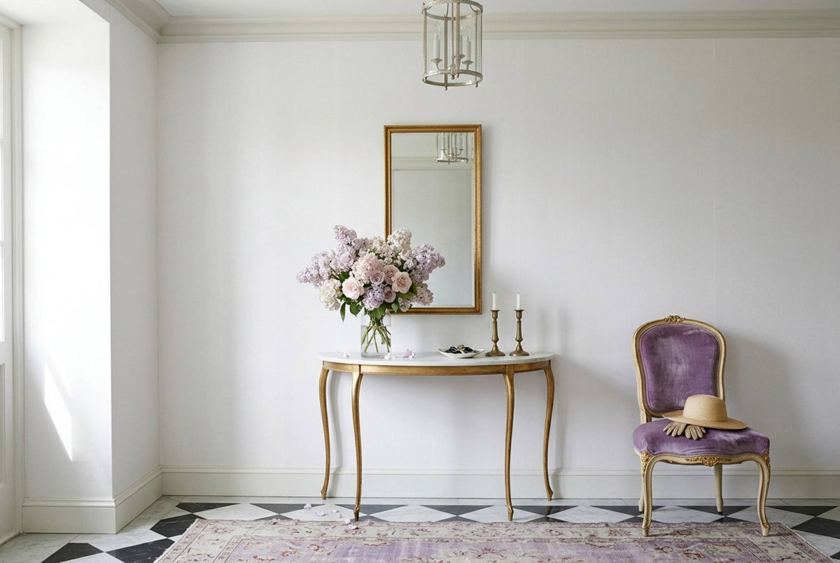 SS02 Still White — Silk-Finish Solid Color Wallpaper, Room Scene