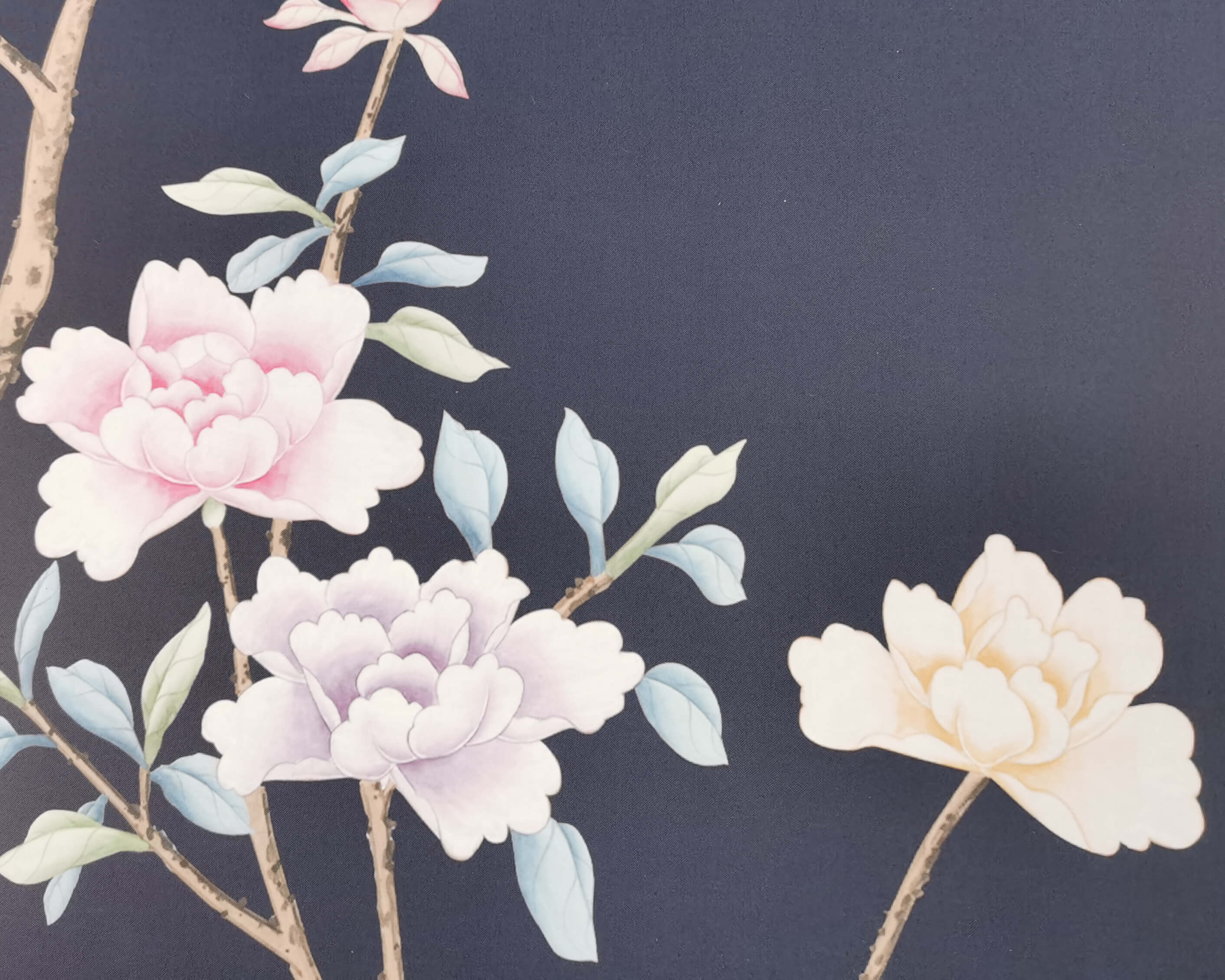 P-006 Pfingstrose mit Glücksvögeln