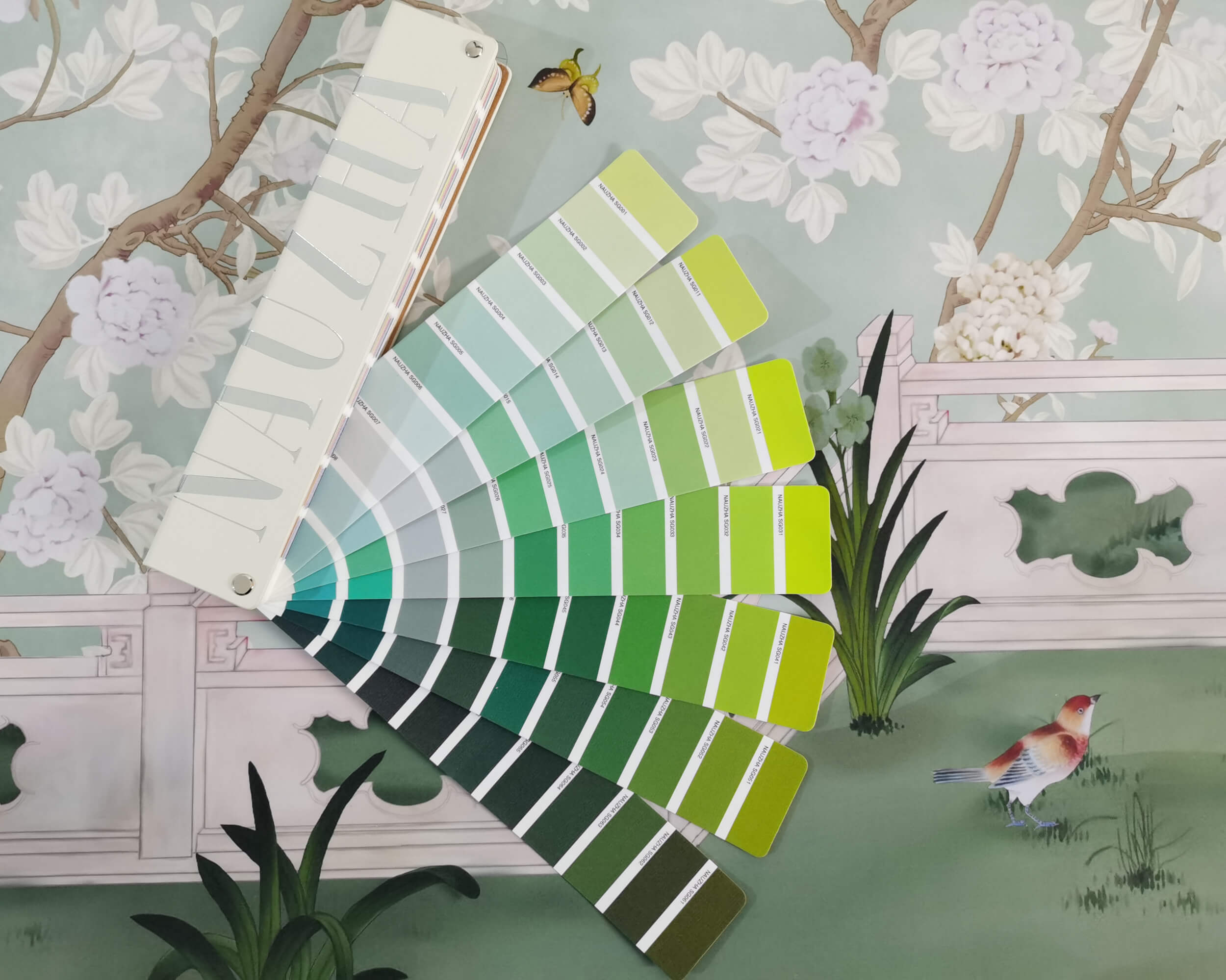 NAUZHA Farbfächer-Buch